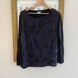 Dries Van Noten Mens Long Sleeved Cotton & Silk Shirt Size Small